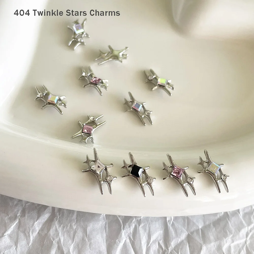 -Twinkle Star- Glossy Silver Charming Adorns Starlight Metallic Ornaments Square Diamonds Inlay Alloys Nail Embellish 404Nailart
-Twinkle Star- Glossy Silver Charming Adorns Starlight Metallic Ornaments Square Diamonds Inlay Alloys Nail Embellish 404Nailart