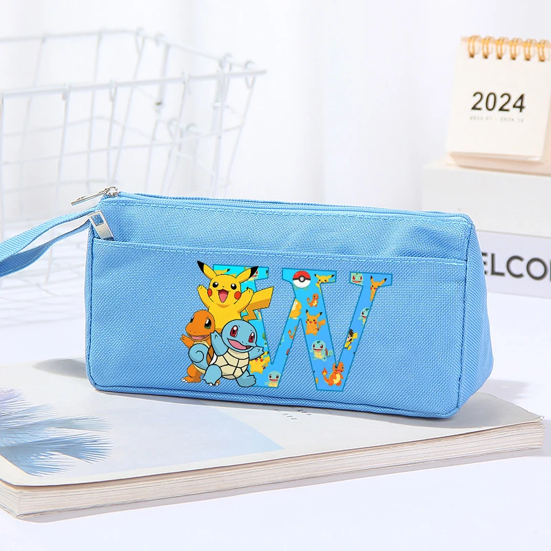 Anime Pokemons Canvas Pencil Case for Students Cartoon Pikachu Letter Printed Pen Bag Fashion Stationery Storage Pouch Gifts
Anime Pokemons Canvas Pencil Case for Students Cartoon Pikachu Letter Printed Pen Bag Fashion Stationery Storage Pouch Gifts
