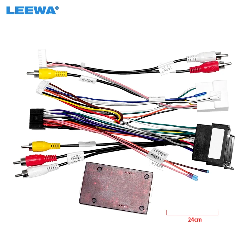 LEEWA Car 16pin Audio Wiring Harness For KIA Sportage 3/Sorento/Hyundai Riona Aftermarket Stereo Installation Wire Adapter
LEEWA Car 16pin Audio Wiring Harness For KIA Sportage 3/Sorento/Hyundai Riona Aftermarket Stereo Installation Wire Adapter