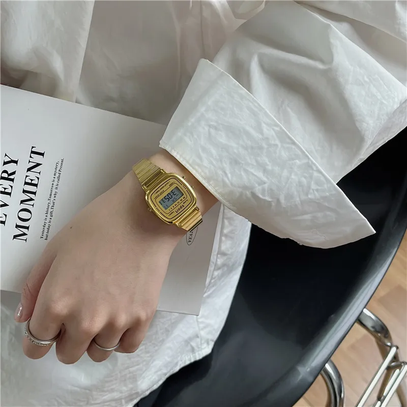 Luxury Watch for Women Small Dial Stainless steel Digital Waterproof Ladies Wristwatches Womens Girl
Luxury Watch for Women Small Dial Stainless steel Digital Waterproof Ladies Wristwatches Womens Girl