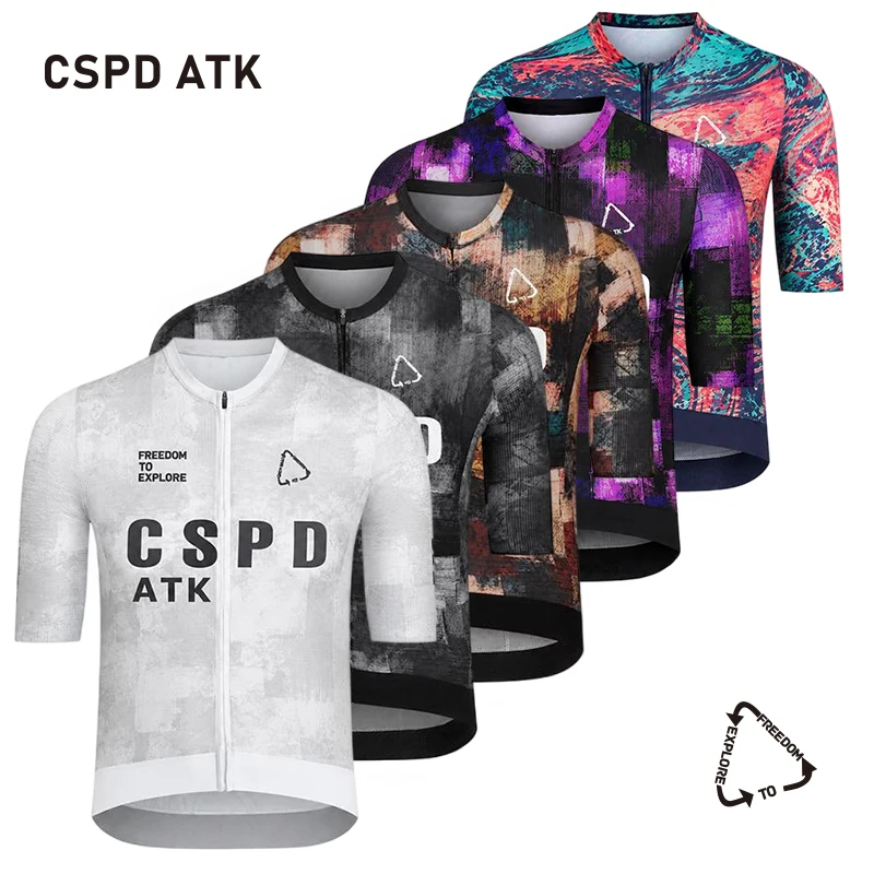 CSPD ATK Men's Cycling Shirt Summer Sunscreen Quick Drying Cycling Short Sleeve Top Professional Team Cycling Top
CSPD ATK Men's Cycling Shirt Summer Sunscreen Quick Drying Cycling Short Sleeve Top Professional Team Cycling Top