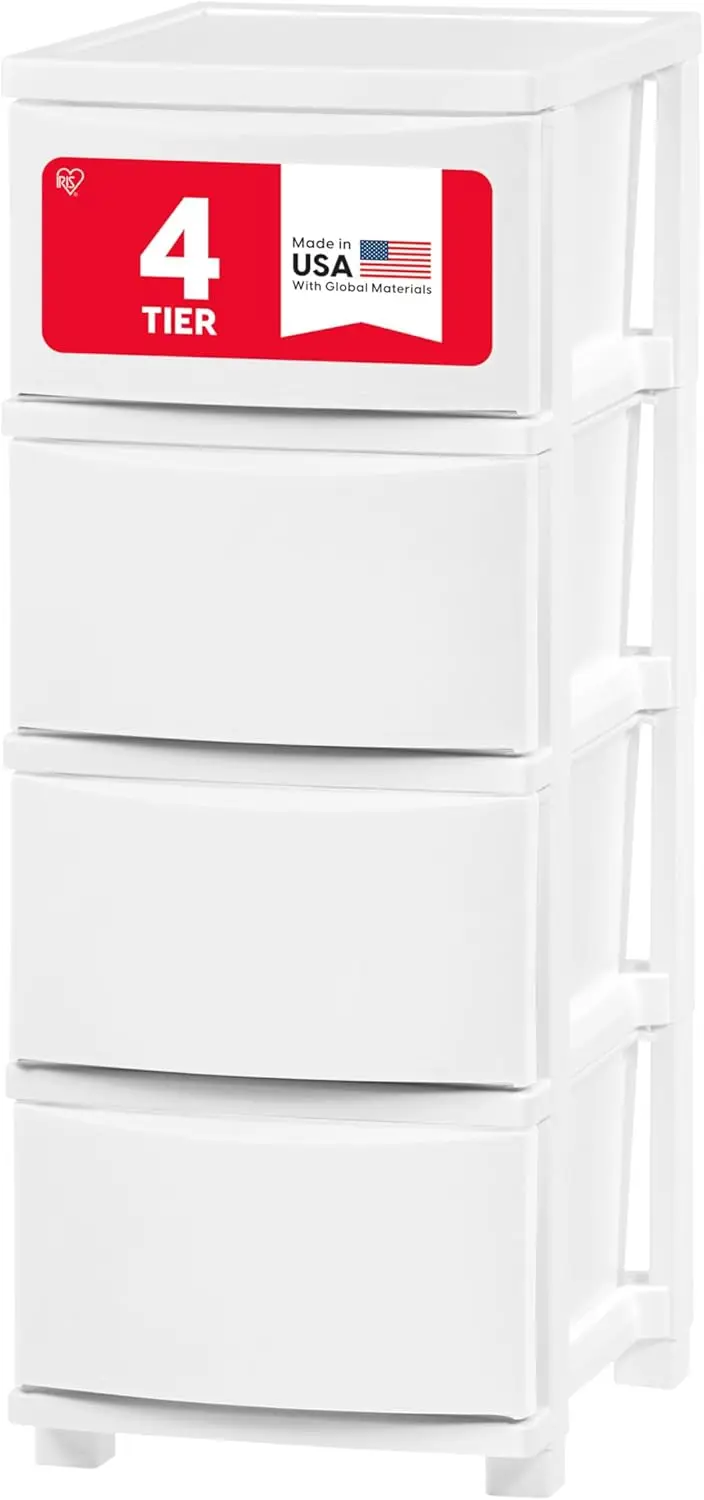 Plastic Drawer Storage Organizer, 4-Drawers, for Art Supplies Bathroom Dorm Bedroom Laundry Room, Slim Narrow, White Frame with
Plastic Drawer Storage Organizer, 4-Drawers, for Art Supplies Bathroom Dorm Bedroom Laundry Room, Slim Narrow, White Frame with