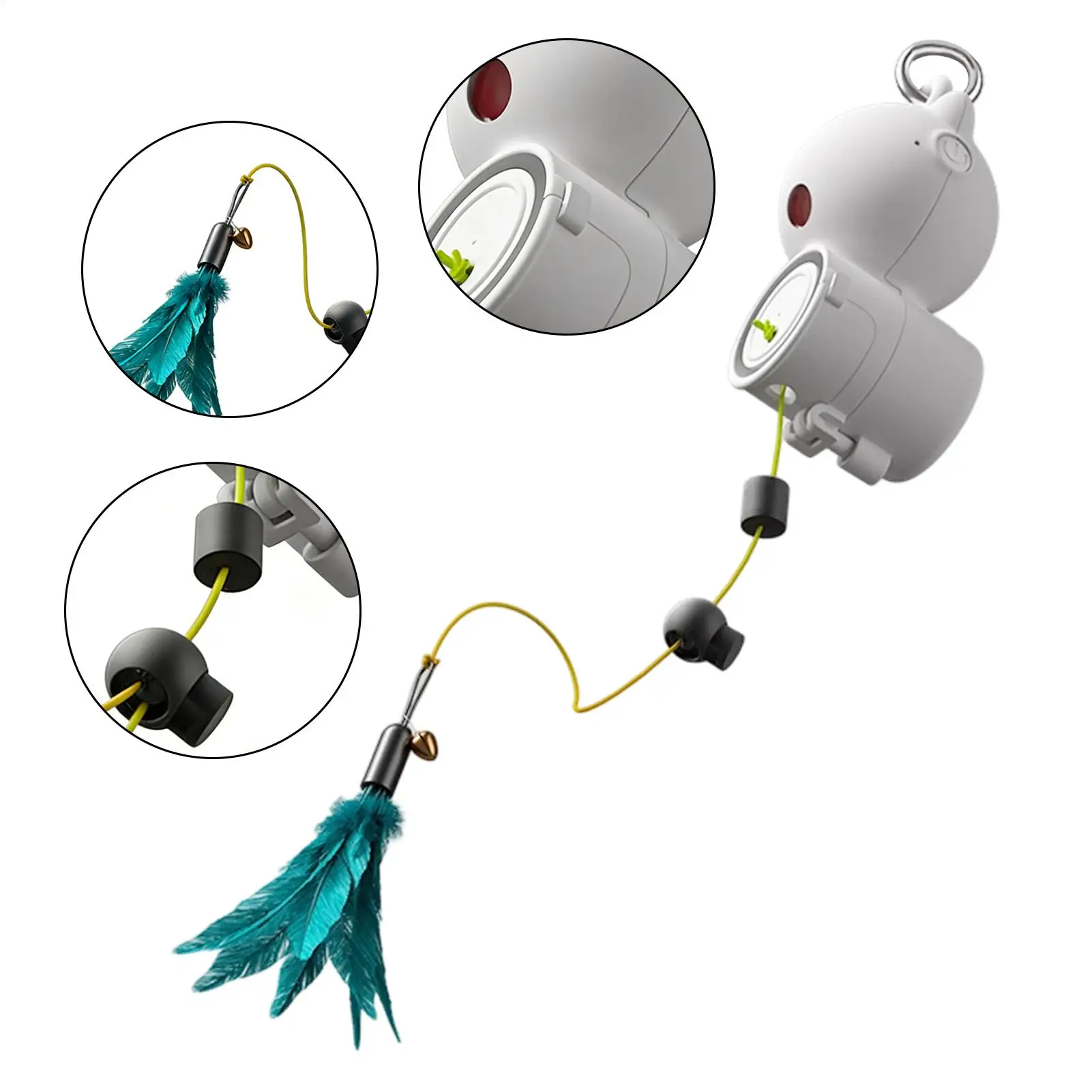 Интерактивная игрушка для кошек, активируемая движением, обогащение, умная летающая палочка, движущаяся игрушка для кошек для котят, маленькая, большая, домашняя игра в помещении
Интерактивная игрушка для кошек, активируемая движением, обогащение, умная летающая палочка, движущаяся игрушка для кошек для котят, маленькая, большая, домашняя игра в помещении