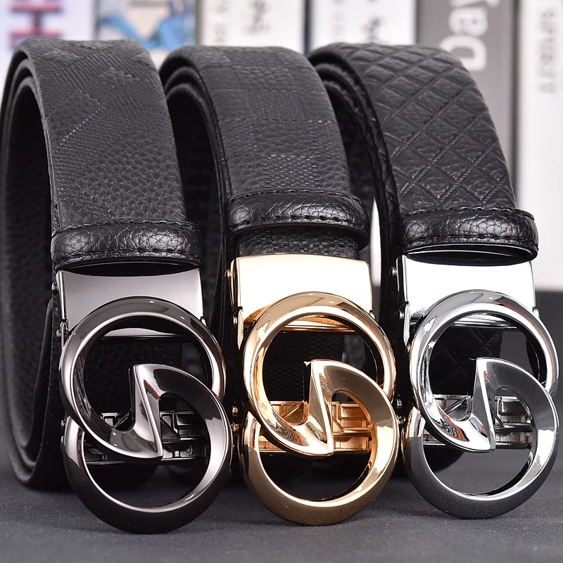 High Quality dermis Leather Men Belt Luxury Brand Designer Waistband Suit Jeans Formal Wear Famous Brand Automatic buckle Belts
High Quality dermis Leather Men Belt Luxury Brand Designer Waistband Suit Jeans Formal Wear Famous Brand Automatic buckle Belts