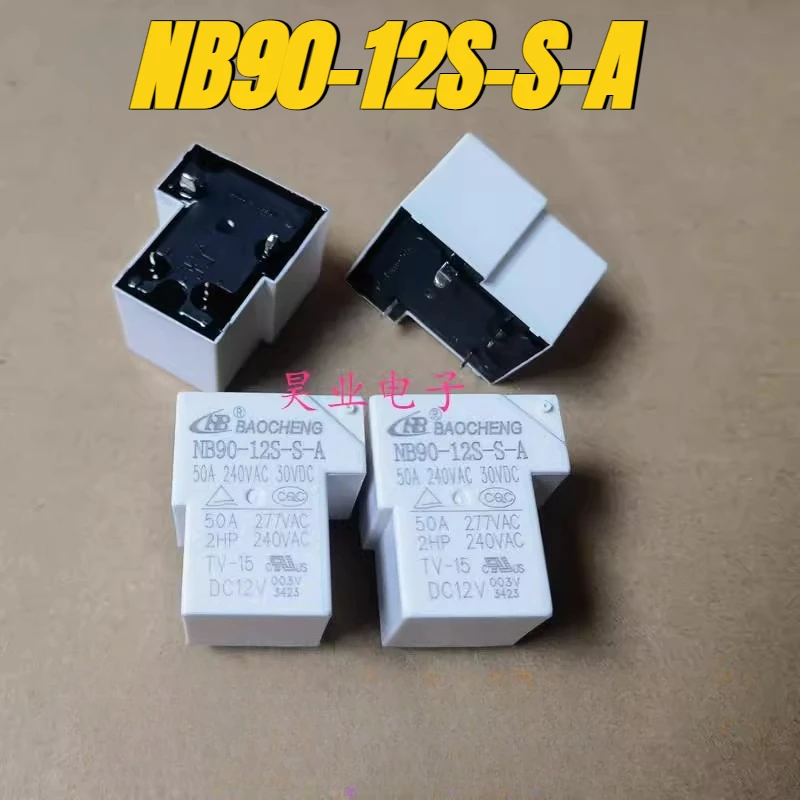 (Brand New)1pcs/lot 100% original genuine relay:NB90-12S-S-A New energy charging pile relay high current 50A 4pins 12VDC
(Brand New)1pcs/lot 100% original genuine relay:NB90-12S-S-A New energy charging pile relay high current 50A 4pins 12VDC