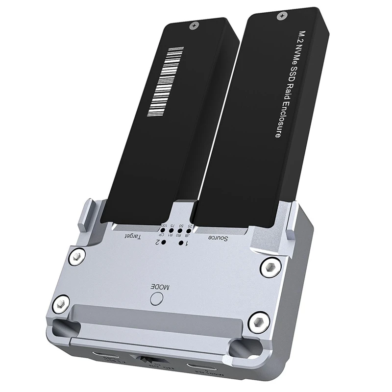Новый! ! Корпус M.2 NVME SSD с двумя отсеками для дисков для M2 Nvme 2230 2242 2260 2280 Type-C USB 3.2 Gen2 Внешний жесткий чехол 20 Гбит/с
Новый! ! Корпус M.2 NVME SSD с двумя отсеками для дисков для M2 Nvme 2230 2242 2260 2280 Type-C USB 3.2 Gen2 Внешний жесткий чехол 20 Гбит/с