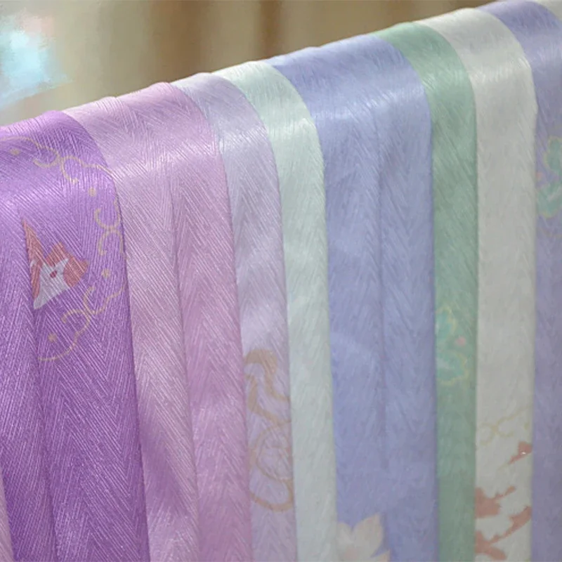 Flora Cat Gradient Print Fabric DIY Horse Face Skirt Pleated Skirt Hanfu Fabric Oblique Herringbone Pattern Jacquard Cloth
Flora Cat Gradient Print Fabric DIY Horse Face Skirt Pleated Skirt Hanfu Fabric Oblique Herringbone Pattern Jacquard Cloth