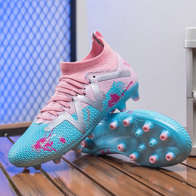 AG/FG Long Studs Soccer Shoes,PU Fabric Mixed Upper,TPU Sole Wear Resistant Anti Slip,Men Women Kids Youth Outdoor Sports
AG/FG Long Studs Soccer Shoes,PU Fabric Mixed Upper,TPU Sole Wear Resistant Anti Slip,Men Women Kids Youth Outdoor Sports