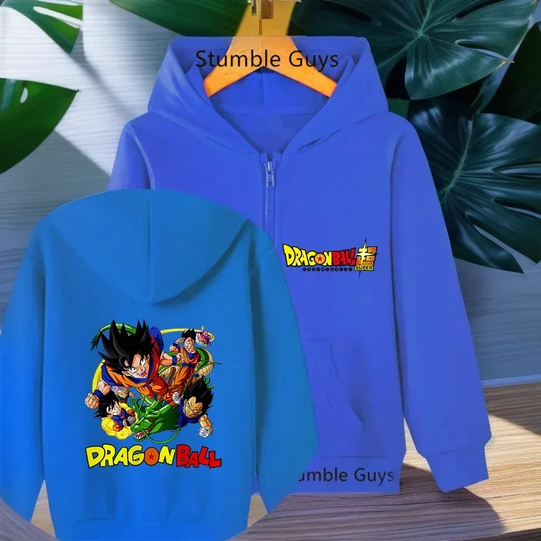 Spring and Autumn Anime Dragon Ball Z Hoodie Kids Clothes Goku Sweatshirt Cartoon Long Zipper Hooded Children's Tops
Spring and Autumn Anime Dragon Ball Z Hoodie Kids Clothes Goku Sweatshirt Cartoon Long Zipper Hooded Children's Tops