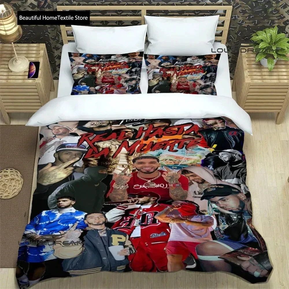 Rapper Anuel AA 3D NEW Duvet Cover Pillowcase Bedding Set Adult Boy Girl Bedroom Decoration Children Single Double Large
Rapper Anuel AA 3D NEW Duvet Cover Pillowcase Bedding Set Adult Boy Girl Bedroom Decoration Children Single Double Large