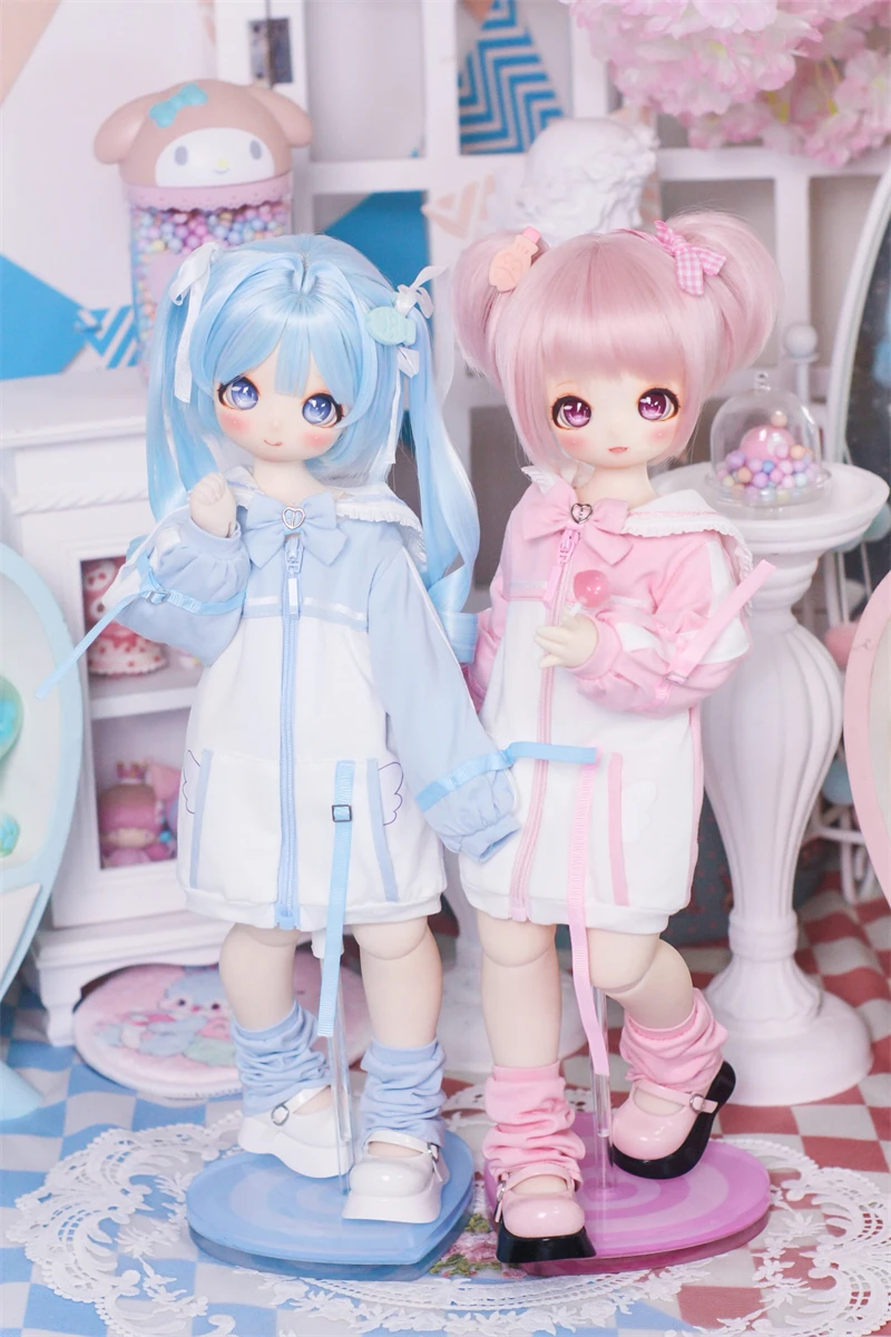 BJD doll clothes suitable for 1/4 1/6 size Cute angel wings clothes set doll accessories (3 pcs)
BJD doll clothes suitable for 1/4 1/6 size Cute angel wings clothes set doll accessories (3 pcs)