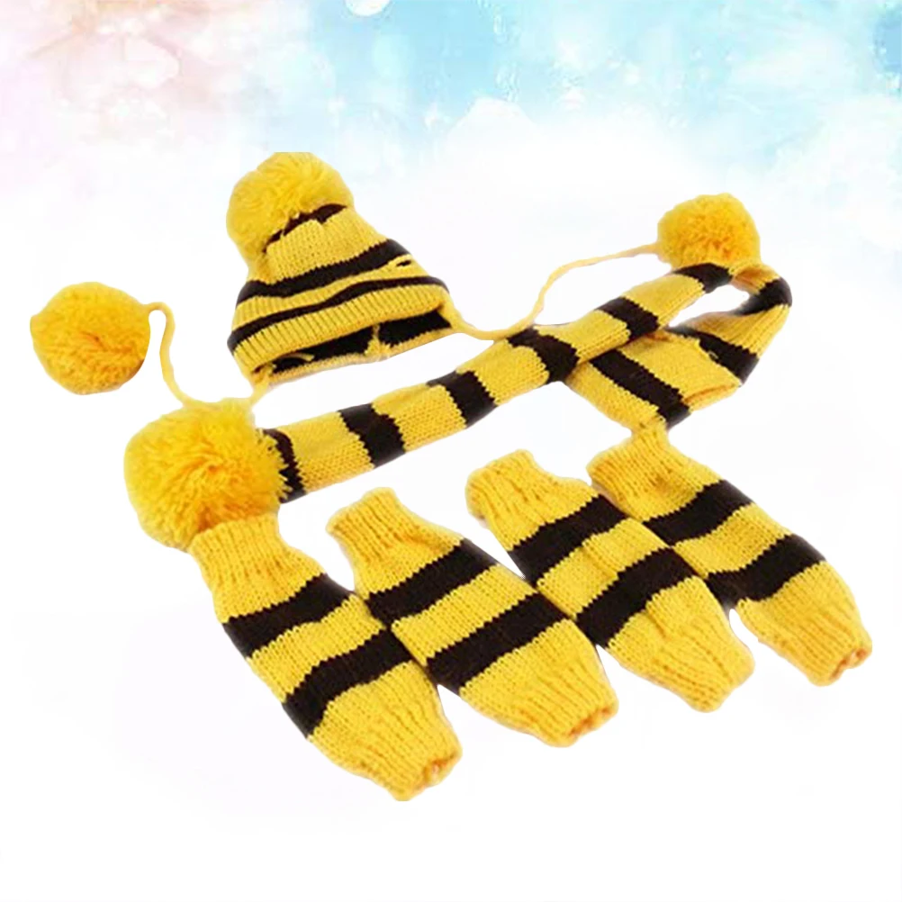 1 pc Dog Scarf Hat Set Christmas Costume for Pet Winter Knitted Warm Clothing Accessories Cosplay Party Photo Shoot Gift
1 pc Dog Scarf Hat Set Christmas Costume for Pet Winter Knitted Warm Clothing Accessories Cosplay Party Photo Shoot Gift