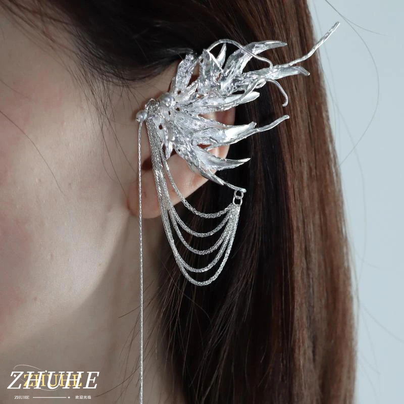 ZHUHE Tassel Elf Ear Hanging Cyberpunk Style For Women Men's Jewelry Accessories Party Gifts
ZHUHE Tassel Elf Ear Hanging Cyberpunk Style For Women Men's Jewelry Accessories Party Gifts