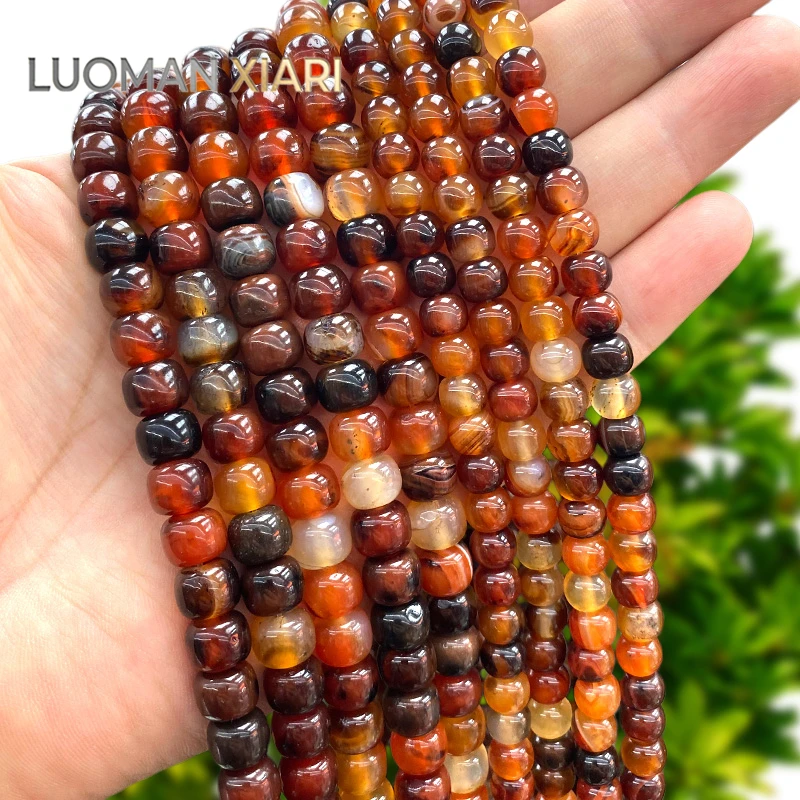 Natural Stone 6-8mm Old Style Barrel Beads Dream Red Agate Onyx Spacer Beads for Jewelry Making Diy Bracelet Charms Accessories
Natural Stone 6-8mm Old Style Barrel Beads Dream Red Agate Onyx Spacer Beads for Jewelry Making Diy Bracelet Charms Accessories