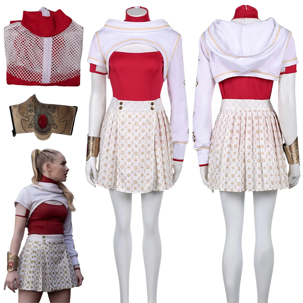 Zombies 4 Nova Cosplay Fantasy Clothing 2025 Movie Daywalker Dancer Costume Disguise Adult Women Roleplay Fantasia Party Outfits
Zombies 4 Nova Cosplay Fantasy Clothing 2025 Movie Daywalker Dancer Costume Disguise Adult Women Roleplay Fantasia Party Outfits
