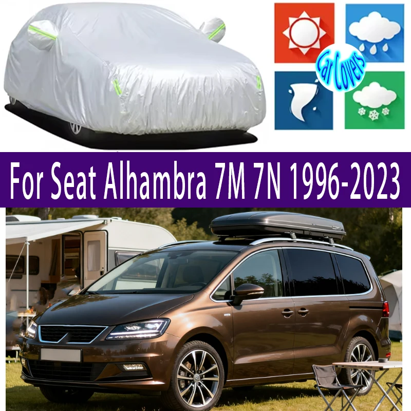 For Seat Alhambra 7M 7N 1996-2023 Protection Full Car Covers Snow Cover Sunshade Waterproof Dustproof ExteriorCar accessories
For Seat Alhambra 7M 7N 1996-2023 Protection Full Car Covers Snow Cover Sunshade Waterproof Dustproof ExteriorCar accessories