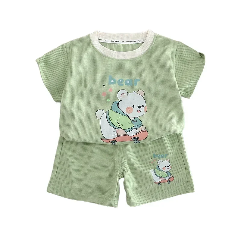 New Summer Baby Clothes Set Children Boys Cartoon T-Shirt Shorts 2Pcs/Sets Toddler Girls Clothing Infant Costume Kids Tracksuits
New Summer Baby Clothes Set Children Boys Cartoon T-Shirt Shorts 2Pcs/Sets Toddler Girls Clothing Infant Costume Kids Tracksuits