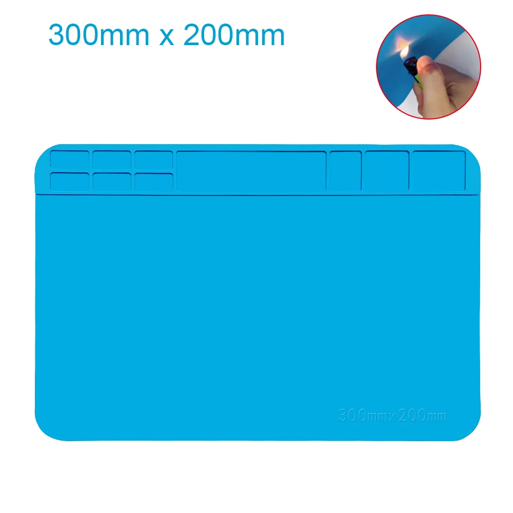 Soldering Mat ESD Antistatic Heat Resistant Insulation Work Mat Soldering Station Kit Silicone Repair Pad Maintenance 2030
Soldering Mat ESD Antistatic Heat Resistant Insulation Work Mat Soldering Station Kit Silicone Repair Pad Maintenance 2030