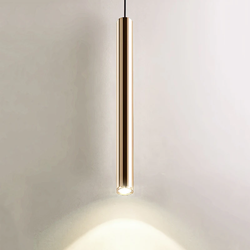 French Gold Long Cylindrical Led3-5W Pendant Light European Atmosphere Home Decoration Bar Restaurant Glossy Cob Spotlights
French Gold Long Cylindrical Led3-5W Pendant Light European Atmosphere Home Decoration Bar Restaurant Glossy Cob Spotlights