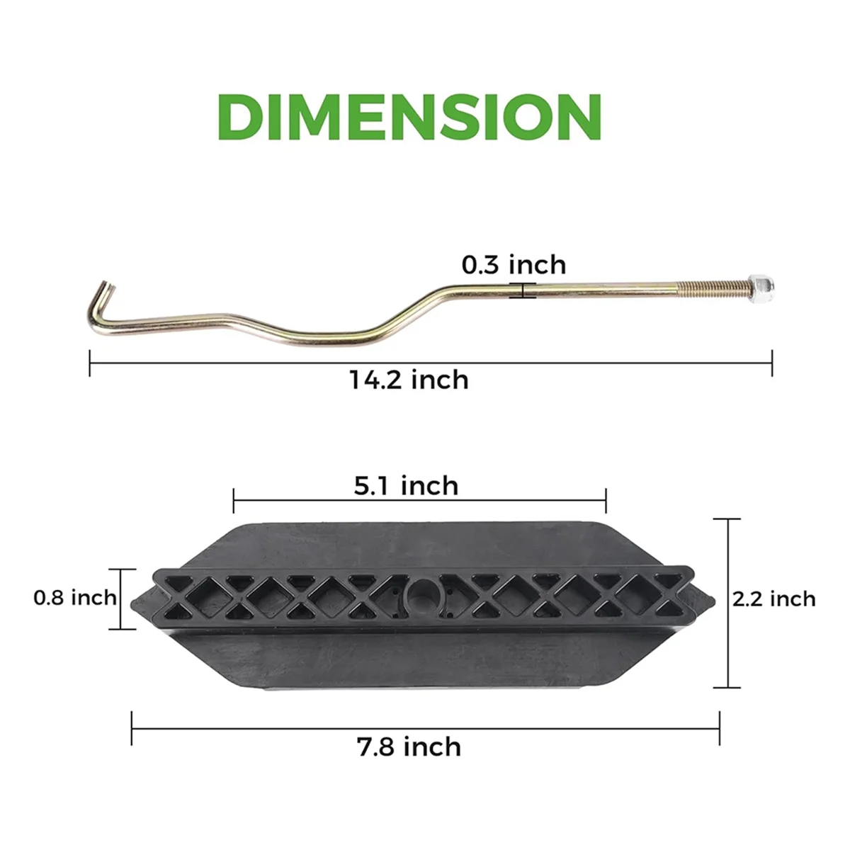 Battery Hold Down Plate with Rods Kit for Club Car Precedent 2004-2009 48V Electric Golf Cart, 102534001 102526801
Battery Hold Down Plate with Rods Kit for Club Car Precedent 2004-2009 48V Electric Golf Cart, 102534001 102526801
