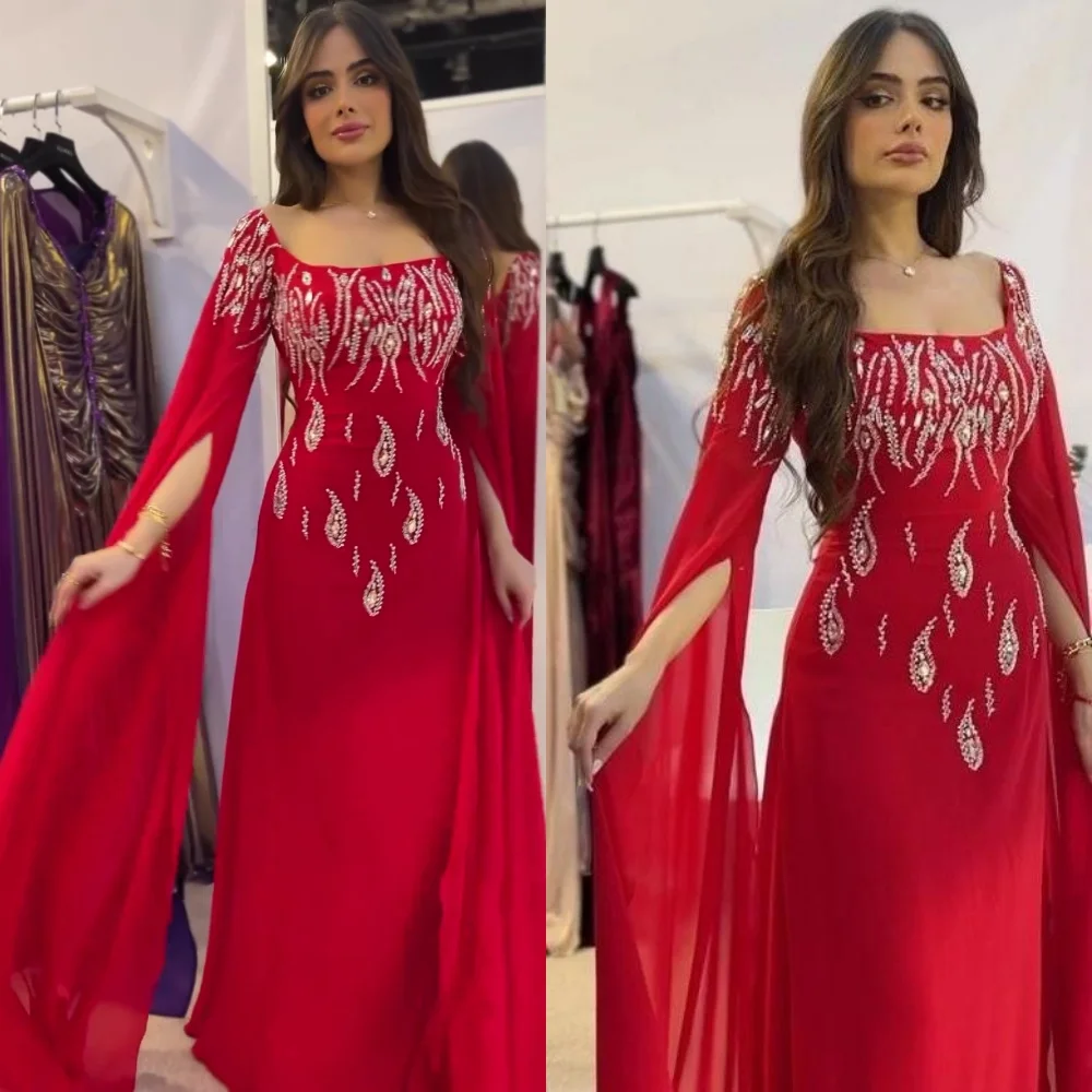 Customized Sexy Casual Jersey Sequined Beading Ruched Graduation A-line Square Neck Bespoke Occasion Gown Long Dresses
Customized Sexy Casual Jersey Sequined Beading Ruched Graduation A-line Square Neck Bespoke Occasion Gown Long Dresses