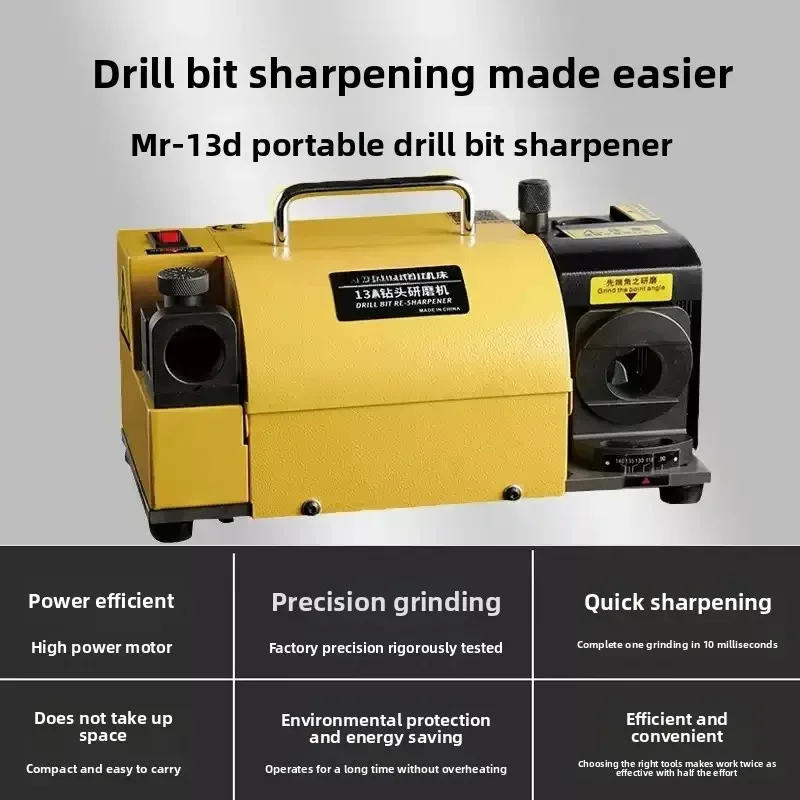 MR-20G Drill Bits Sharpener Grinder 3~20mm Twist Bit Grinder Electric Drill Bit Grinder Sharpening Machine 220V 120W 4400RPM
MR-20G Drill Bits Sharpener Grinder 3~20mm Twist Bit Grinder Electric Drill Bit Grinder Sharpening Machine 220V 120W 4400RPM