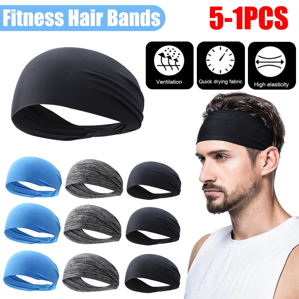 5-1PCS Sports Headband Fitness Hair Bands Anti-slip Breathable Sweatbands Quick Dry Workout Headband for Yoga Running Tennis
5-1PCS Sports Headband Fitness Hair Bands Anti-slip Breathable Sweatbands Quick Dry Workout Headband for Yoga Running Tennis