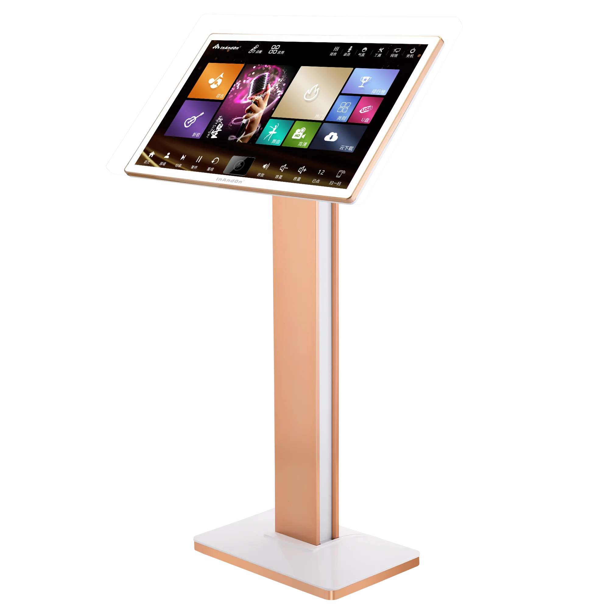 2025 New High Quality 21.5" 3 in 1 Karaoke Machine 8T Touch Screen Home KTV System Karaoke Player Machine
2025 New High Quality 21.5" 3 in 1 Karaoke Machine 8T Touch Screen Home KTV System Karaoke Player Machine