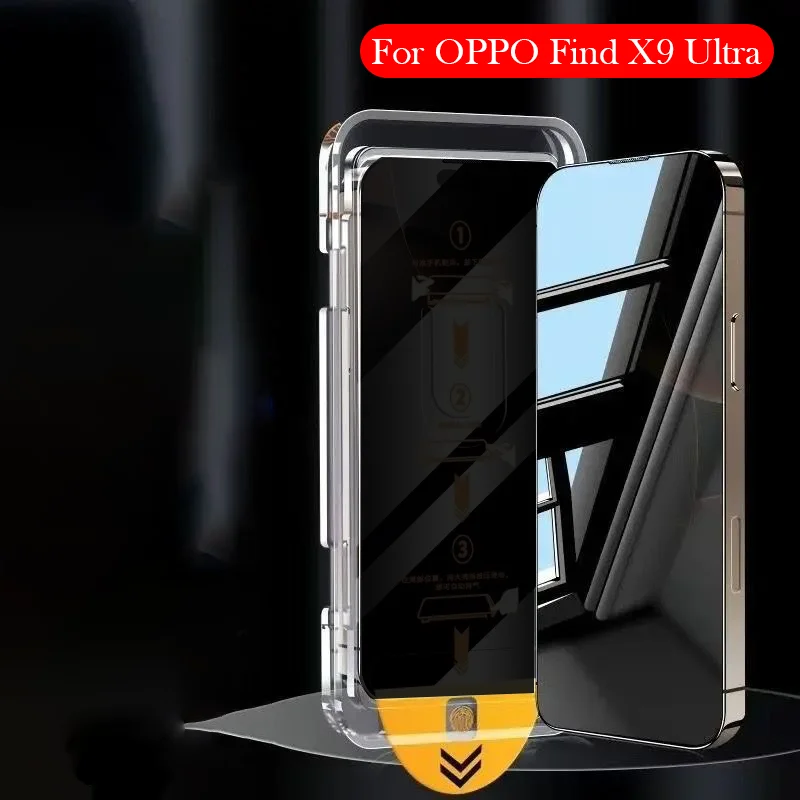 2PC Privacy Tempered Glass For OPPO Find X9 Ultra Anti-spy Dust-free Installation Film Screen Protector for OPPO FIND X9 ULTRA
2PC Privacy Tempered Glass For OPPO Find X9 Ultra Anti-spy Dust-free Installation Film Screen Protector for OPPO FIND X9 ULTRA