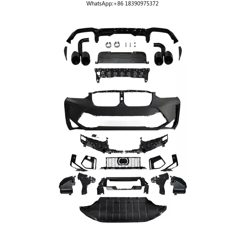 For X4 G02 2022 Upgrade to X4M Style Car Body Kit G02 LCI to F98 LCI Look Front Bumper Rear Diffuser Kit for New X4 Part
For X4 G02 2022 Upgrade to X4M Style Car Body Kit G02 LCI to F98 LCI Look Front Bumper Rear Diffuser Kit for New X4 Part