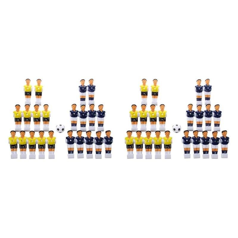 44Pcs Foosball Man Table Guys Man Soccer Player Part Yellow+Royal Blue With Ball
44Pcs Foosball Man Table Guys Man Soccer Player Part Yellow+Royal Blue With Ball