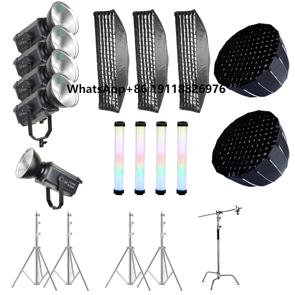 Factory Wholesale Live Stream Lighting Set RGB 300W LED Video Light with Softbox and Tripod Stand for Gaming
Factory Wholesale Live Stream Lighting Set RGB 300W LED Video Light with Softbox and Tripod Stand for Gaming