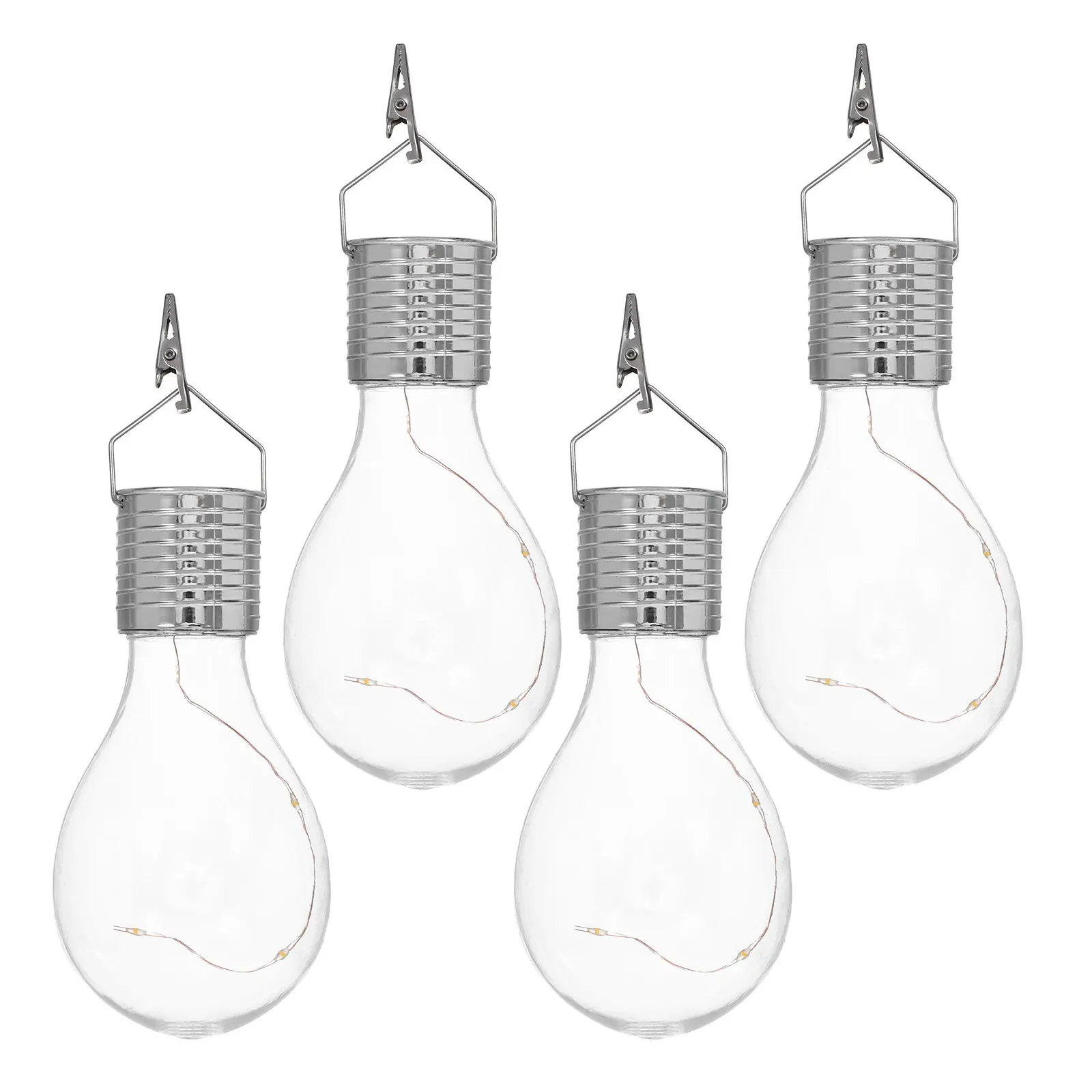 4Pcs Solar Copper Wire LED Hanging Lamp Warm White Outdoor Garden Patio Balcony Tree Lawn Decoration Clip-on No Wiring Needed
4Pcs Solar Copper Wire LED Hanging Lamp Warm White Outdoor Garden Patio Balcony Tree Lawn Decoration Clip-on No Wiring Needed