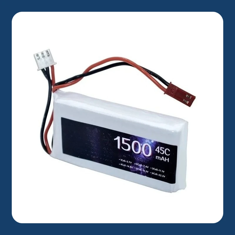 Усовершенствованная высококачественная Li-Po батарея 2S 7.4V 1500mAh 45C для дронов, радиоуправляемых машин, лодок, игрушек, авиамоделей. Мощная, долговечная, безопасная.
Усовершенствованная высококачественная Li-Po батарея 2S 7.4V 1500mAh 45C для дронов, радиоуправляемых машин, лодок, игрушек, авиамоделей. Мощная, долговечная, безопасная.