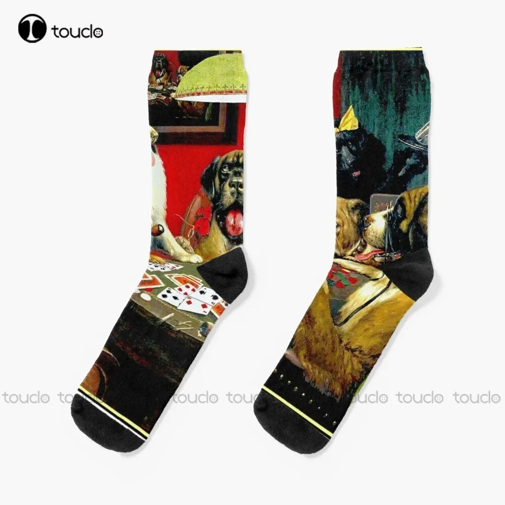 Dogs Playing Poker : Vintage C M Coolidge Print Socks Funny Socks For Men Unisex Adult Teen Youth Socks Christmas Gift Custom
Dogs Playing Poker : Vintage C M Coolidge Print Socks Funny Socks For Men Unisex Adult Teen Youth Socks Christmas Gift Custom