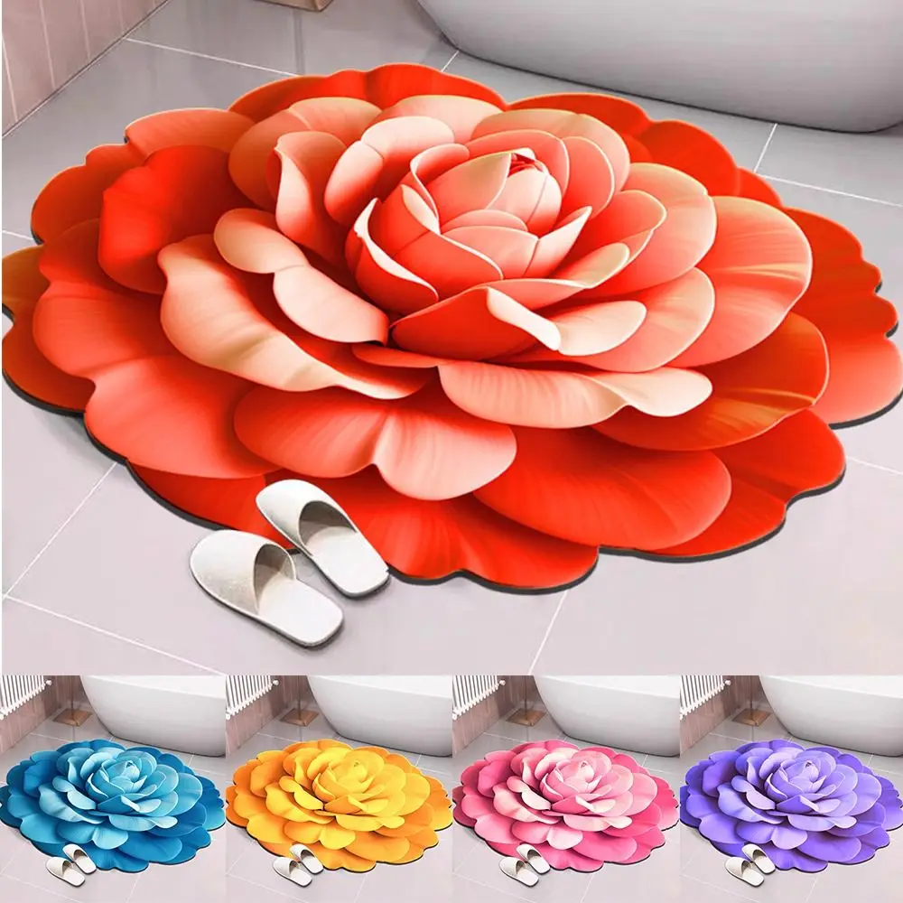 Special-shaped Flower Carpet Soft Absorbent Bathroom Floor Mat 40x60cm/50x80cm Non-slip Blanket
Special-shaped Flower Carpet Soft Absorbent Bathroom Floor Mat 40x60cm/50x80cm Non-slip Blanket