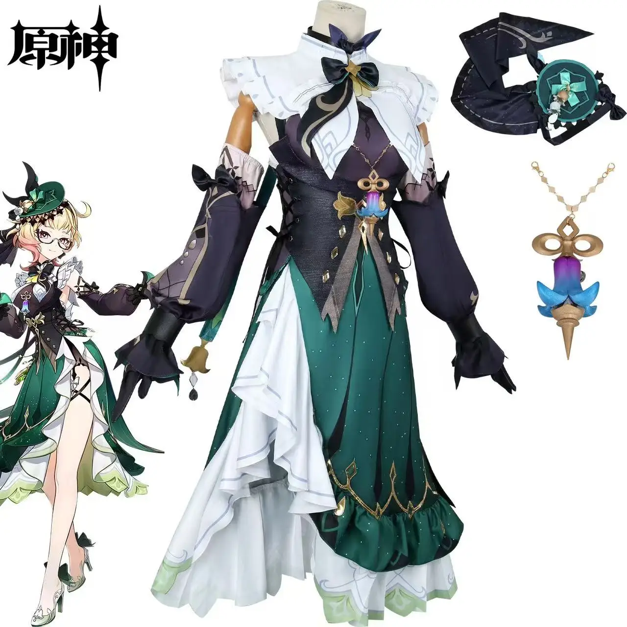 Genshin Impact cos amelie new role perfumer amelie the same cosplay costume for the game
Genshin Impact cos amelie new role perfumer amelie the same cosplay costume for the game