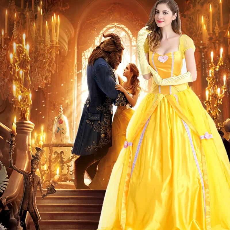 Halloween Costume Belle Princess Dress Adult Beauty and Beast Anime Belle Dress Cosplay Performance Women Birthday Gifts
Halloween Costume Belle Princess Dress Adult Beauty and Beast Anime Belle Dress Cosplay Performance Women Birthday Gifts