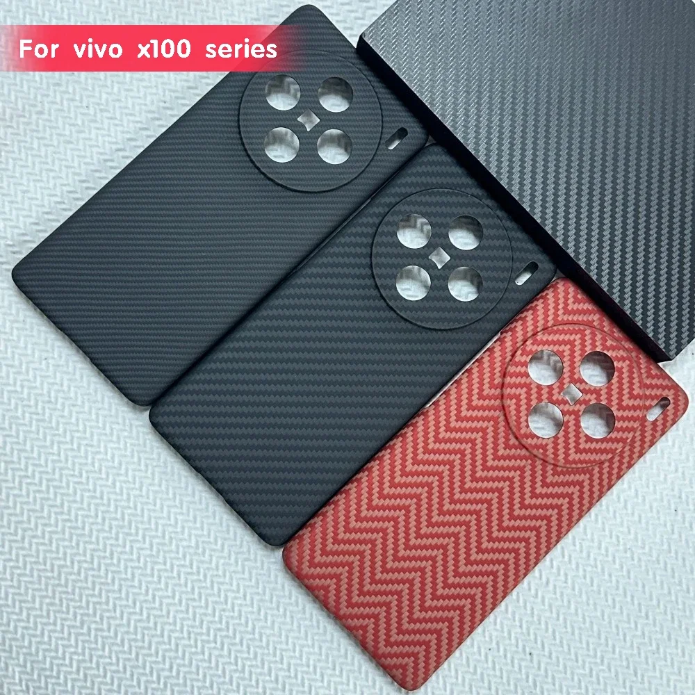 Real Aramid Fiber Phone Case for Vivo X100S X100SPro Ultra-thin Shockproof Luxury Matte Cover Carbon Fiber Shell for vivo x100
Real Aramid Fiber Phone Case for Vivo X100S X100SPro Ultra-thin Shockproof Luxury Matte Cover Carbon Fiber Shell for vivo x100