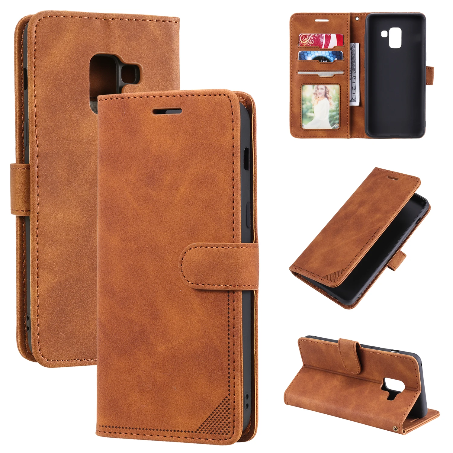 For For Samsung Galaxy A8 2018 phone case retro business card flip cover protector leather case soft case
For For Samsung Galaxy A8 2018 phone case retro business card flip cover protector leather case soft case