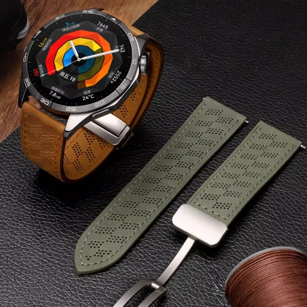 Magnetic Strap for Huawei GT 5 4 3 pro 43 46mm Leather Band for Samsung Galaxy Watch 7 4 5 6 40 44mm Classic Bracelet 20mm 22mm
Magnetic Strap for Huawei GT 5 4 3 pro 43 46mm Leather Band for Samsung Galaxy Watch 7 4 5 6 40 44mm Classic Bracelet 20mm 22mm