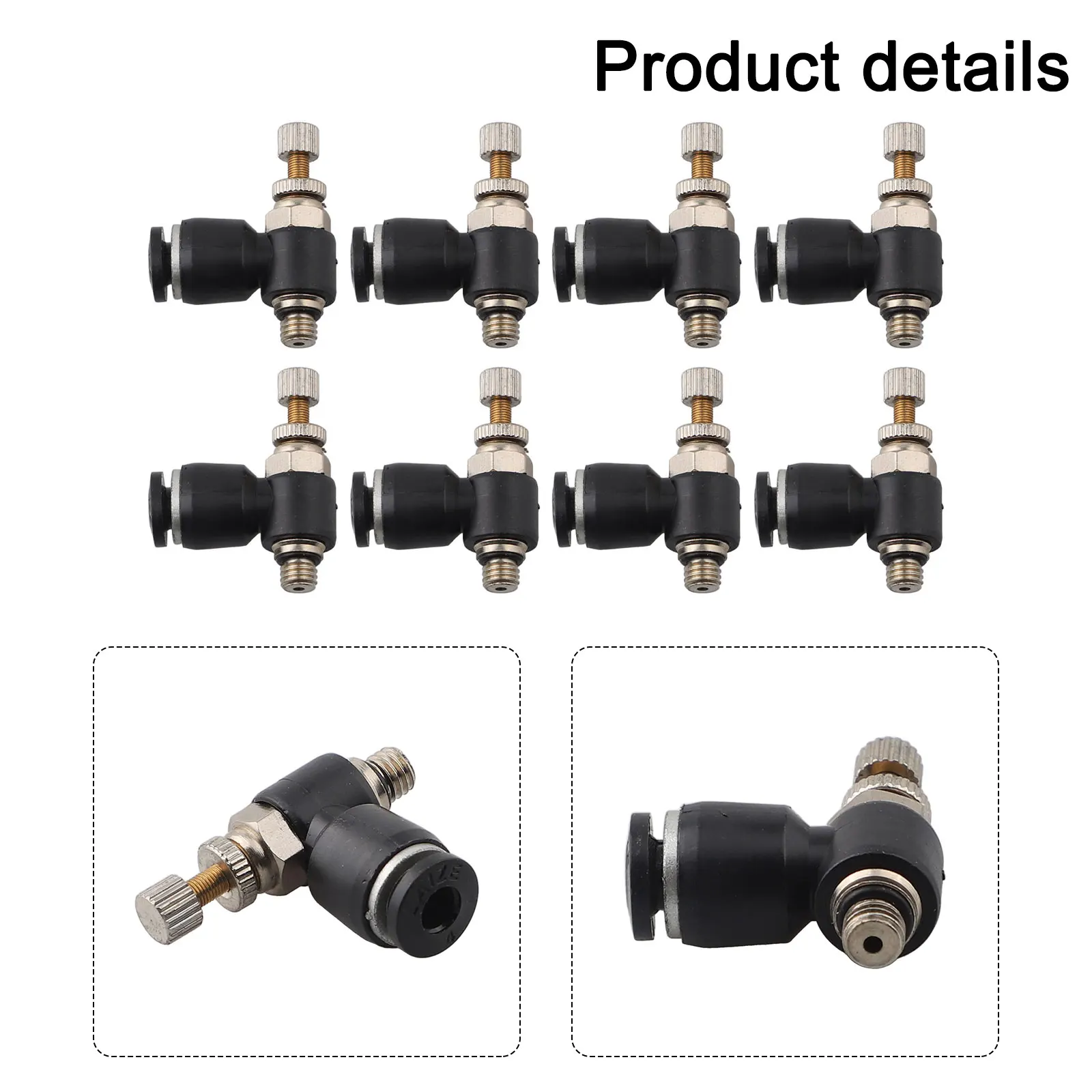 For Air And Water Pneumatic Fittings For Air Control 4 MM TUBE X M5 THREAD Brass Construction Industrial Plastics
For Air And Water Pneumatic Fittings For Air Control 4 MM TUBE X M5 THREAD Brass Construction Industrial Plastics