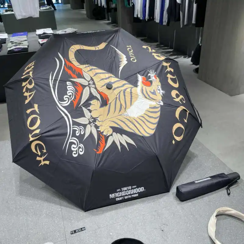 Portable Tiger Print Umbrella Sunshade Automatic Retractable Black Sun Umbrella Neat And Compact Home And Garden Market
Portable Tiger Print Umbrella Sunshade Automatic Retractable Black Sun Umbrella Neat And Compact Home And Garden Market