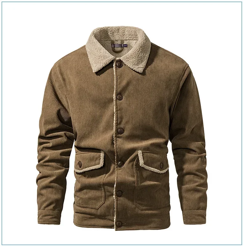 2025 Winter Mens Fleece Thick Warm Jacket Male Fashion Casual Loose Coat High Quality Outdoor Men Bomber Jacket US Size 2XL
2025 Winter Mens Fleece Thick Warm Jacket Male Fashion Casual Loose Coat High Quality Outdoor Men Bomber Jacket US Size 2XL