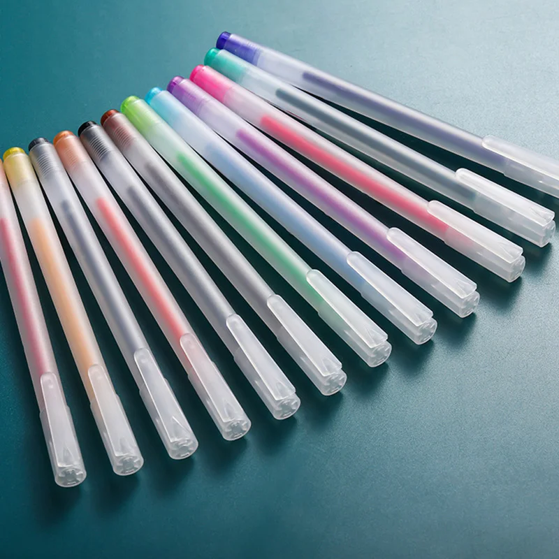 12 Pcs Multi Color Gel Pens Set School 0.5 Mm Neutral Pen Student Art DIY Journal Stationery Supplies
12 Pcs Multi Color Gel Pens Set School 0.5 Mm Neutral Pen Student Art DIY Journal Stationery Supplies
