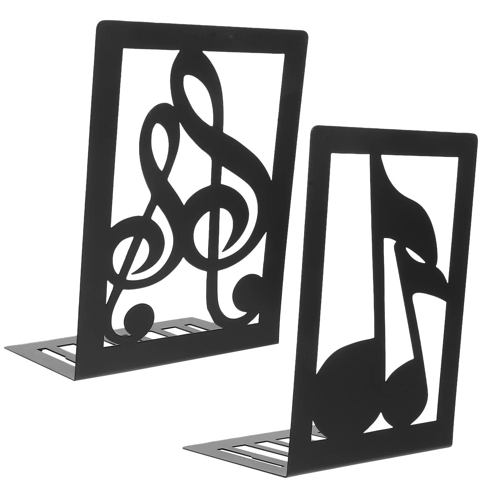 2 Pcs Iron Musical Note Bookends Metal Stand Bookshelf Organizer Desk Convenient Desktop Study Office
2 Pcs Iron Musical Note Bookends Metal Stand Bookshelf Organizer Desk Convenient Desktop Study Office