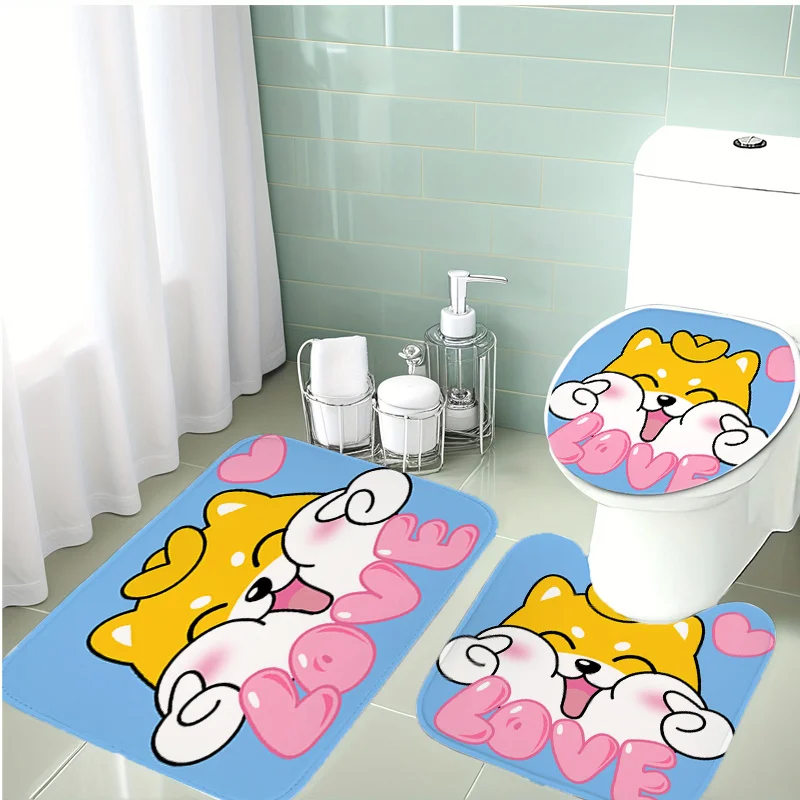 Shiba Inu 3pc Bath Set – Cute Dog Print, Soft Flannel Toilet Cover, U Mat & Floor Rug, Non-Slip & Machine Washable Decor
Shiba Inu 3pc Bath Set – Cute Dog Print, Soft Flannel Toilet Cover, U Mat & Floor Rug, Non-Slip & Machine Washable Decor