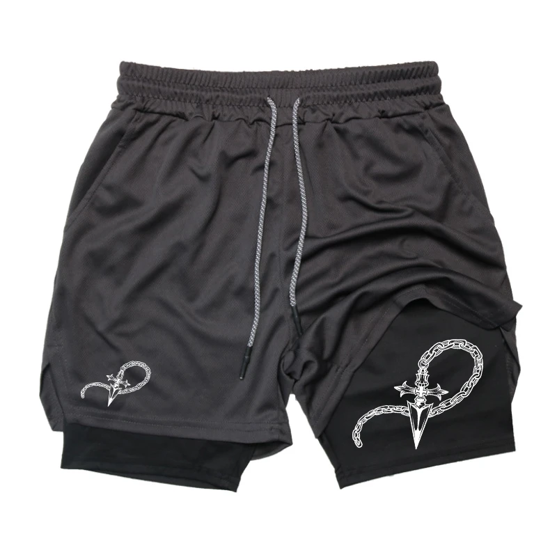 Graphic Print 2-in-1 Men's Sports Quick-drying Shorts with Mobile Phone Pocket Gym Workout Running Training Shorts
Graphic Print 2-in-1 Men's Sports Quick-drying Shorts with Mobile Phone Pocket Gym Workout Running Training Shorts