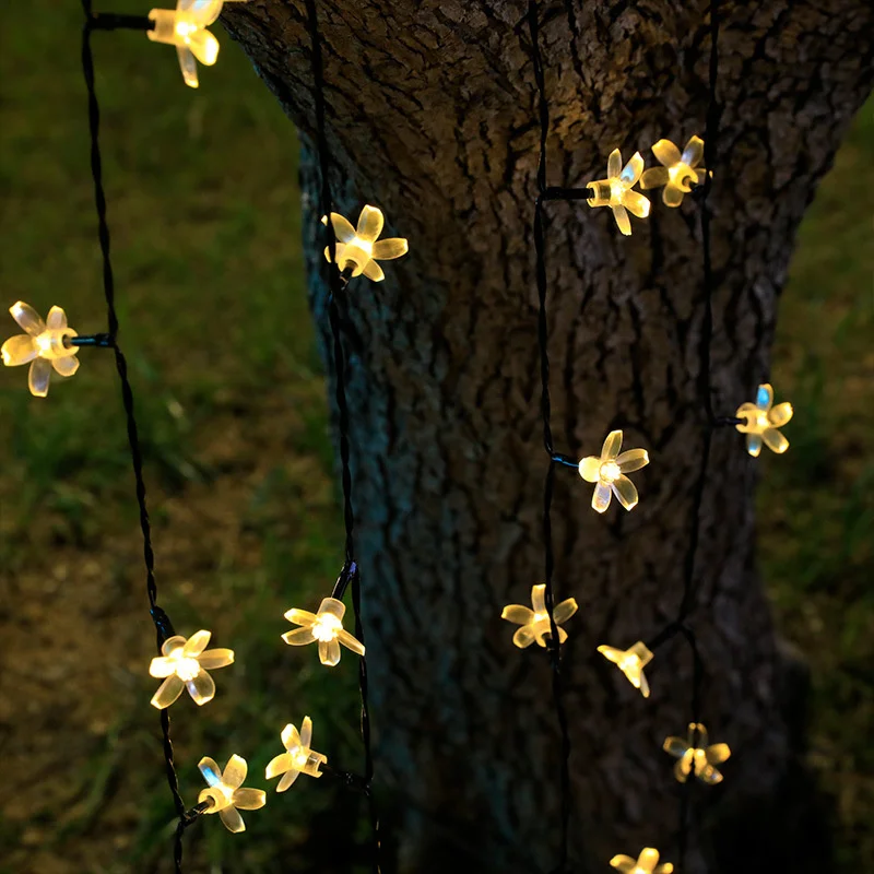 Outdoor Courtyard Solar Fairy Lights Cherry Blossoms Solar String Lights Decorative Lighting Lamp
Outdoor Courtyard Solar Fairy Lights Cherry Blossoms Solar String Lights Decorative Lighting Lamp