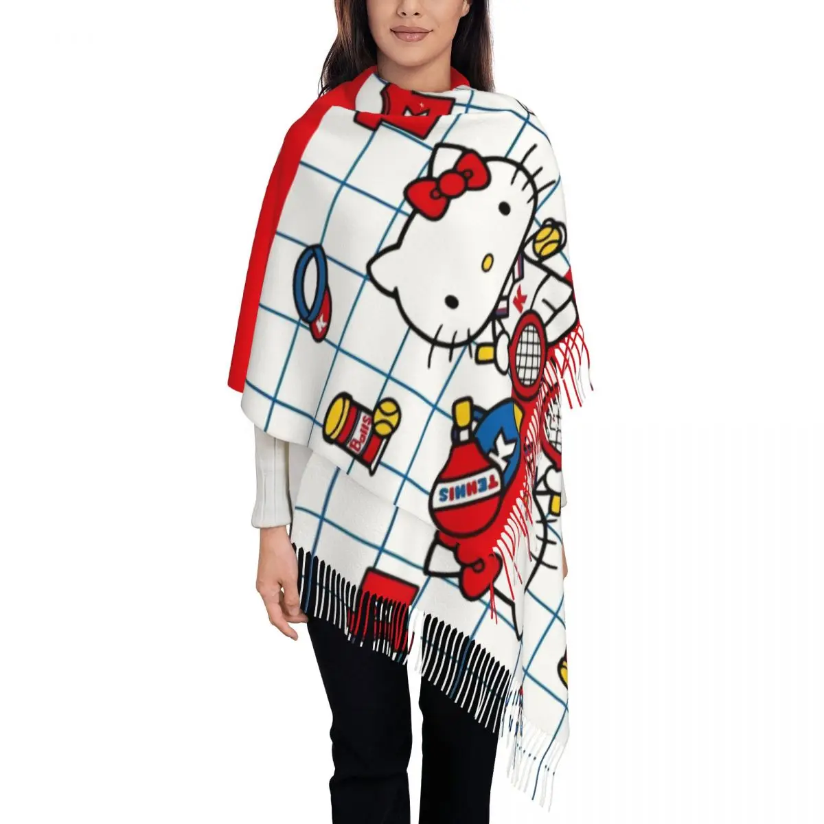 Женская шаль Hello Kitty, теплый большой мягкий шарф, шаль из пашмины, шарфы
Женская шаль Hello Kitty, теплый большой мягкий шарф, шаль из пашмины, шарфы